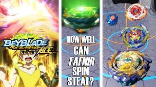 How Well Can Mirage Fafnir Spin Steal? Beyblade Burst Sparking Superking Testing Video