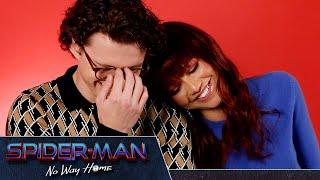 Tom Holland Zendaya And Jacob Batalon Take A Spider-Man No Way Home Quiz