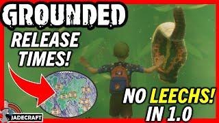 NO LEECHS IN GROUNDED EVER Release Times For 1.0 Leaks And Damage They Cause