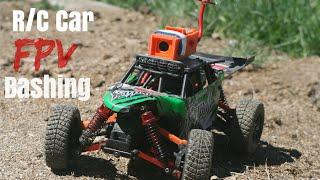 RC Car FPV Bashing DIY FPV pod test run Instructable coming soon