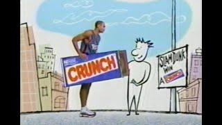 Nestle Crunch w Grant Hill bar 1999 commercial - Slam dunk