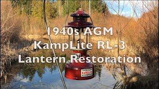 1940s AGM KampLite RL-3 Lantern Restoration