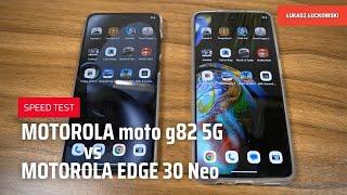 MOTOROLA EDGE 30 Neo vs MOTOROLA moto g82 SPEED TEST Snpadragon 695