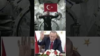 رئیس جمهور اردوغان با آلپر گزراوچی اولین فضانورد ترکیه ای دیدار کرد.