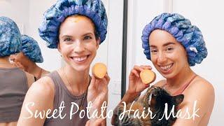 DIY SWEET POTATO HAIR MASK The Best Hair Mask Ever?