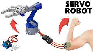 How to make a Robotic Arm with a Servomotor