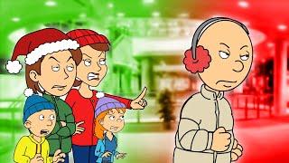 Classic Caillou Misbehaves While Holiday ShoppingGrounded BIG TIME