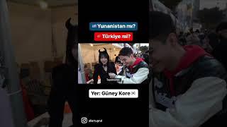 Yunanistan mı? Türkiye mi? Güney Kore’de Cevaplar