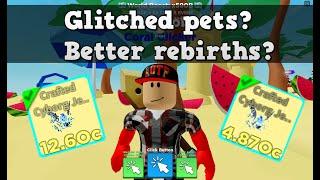 Clicker Simulator -  Glitched pets faster rebirths?