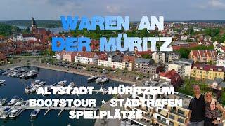 Mecklenburg Waren Müritz Sehenswürdigkeiten Altstadt Müritzeum Hafen Bootstour Spielplätze Urlaub