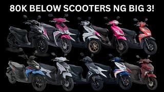 TOP 10 SCOOTERS BELOW 80000 PESOS NGAYONG 2024