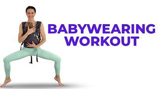 Babywearing Postpartum Workout Exercise With Baby 20-Minute Postnatal Workout