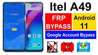Itel A49 A661l Frp BypassGmail Account Remove Without Pc Itel A49 Frp Bypass Android 11 