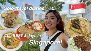 SINGAPORE VLOG SOLO TRAVEL- First time FOOD & Little India Arab Street Chinatown SE Asia #20