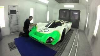 908 Longtail Langheck--- Painting DayGlo Green