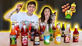 Trying the WORST Soda Flavors in the WORLD - Challenge