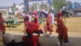 Sello Sa-Tlou Theatre-group WITH cultural dance of SEPEDI