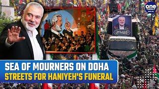 VIDEO Ismail Haniyeh’s Funeral in Doha As Thousands Of Angry Muslims Call For Revenge Watch