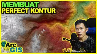 Tutorial Making Contour Lines Smooth Major  Minor + Hillshade Topography  ArcGIS