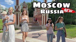  HERE IS THE REAL RUSSIA NOW 2024Moscow and Russian people today  Walking city tour - 4K