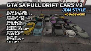 MOD PACK FULL DRFIT CARS V2  GTA SA ANDROID