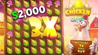 INSANE 4x4 On The Chicken Drop Massive Win & Huge Profit Bonus Buys