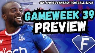 Gameweek 39 PREVIEW Sky Sports Fantasy Football 2324