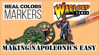 USING AK PAINT PENS ON NAPOLEONICS-The Easy Way To Paint Braid Cuffs & Fine Details On Miniatures