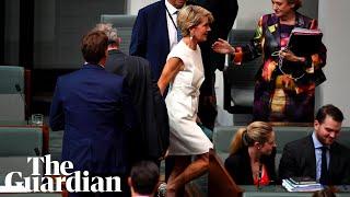 Julie Bishop quits politics and leaves before Scott Morrison’s tribute