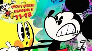 A Mickey Mouse Cartoon  Season 1 Episodes 11-18  Disney Shorts