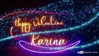 Karina #Valentine #special #video #wish Valentine song - Happy Valentine wishes @festival_wishes