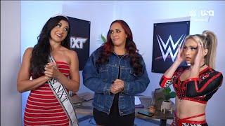 Arianna Grace & Karmen Petrovic Backstage + Sol Ruca Promo NXT July 2 2024