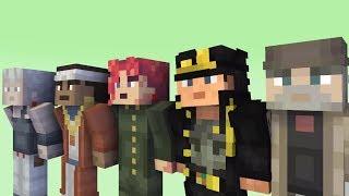 JoJo 3 opening in minecraft