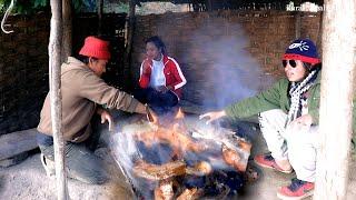 Village Pork BBQ   Rural Nepal