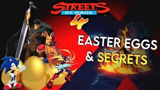 Streets of Rage 4 - Mr. X Nightmare DLC - EASTER EGGS & SECRETS