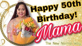 #kenjiCELEBRATES  Happy 50th Birthday Mama  Party during the New Normal