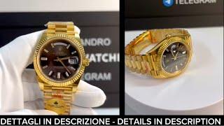 Rolex Day Date 228238  oro giallo con quadrante nero watch  Distinguiti con stile
