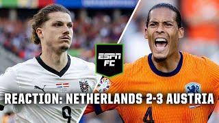 Netherlands in THIRD  Austria take shock Group D top spot Euro 2024 reaction  ESPN FC