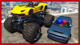 GTR 5 RP - Monster Lamborghini Annoys Cops