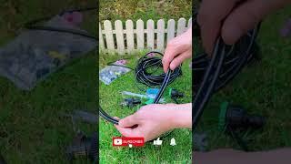 How to assemble the garden spray system?-ONE MINUTE！#diy #garden #howtouse #gardenideas