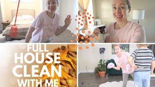 Full House Clean with Me  Speed cleaning for mommies 