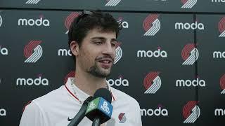 Deni Avdija Introductory Media Availability  July 8 2024  Portland Trail Blazers