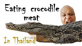 What does crocodile meat taste like? He is about to find out.