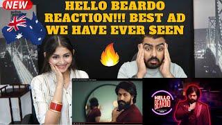 MAKE THEM SAY HELLO BEARDO AD Reaction By an AUSTRALIAN Couple  Yash X Beardo Review  Best AD 