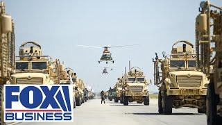 The Taliban parades US military equipment at Bagram Air Base