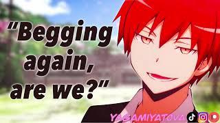 Youre So Cute When You Beg.. A Detective Karma Akabane x Phantom Thief Listener Spicy Ver