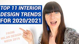 Interior Design Trends For 2020 and 2021 From Milan Design Week