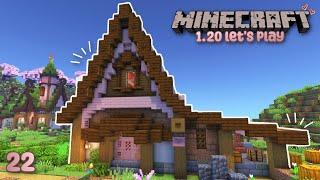 Building a Mason Trading Hall for UNLIMITED QUARTZ   1.20 Minecraft Lets Play  Ep 22