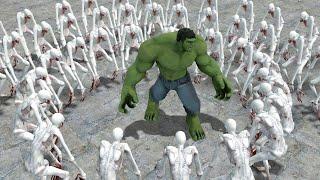 HULK VS 100 SCP-096CB Garrys Mod Sandbox