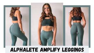 ALPHALETE AMPLIFY LEGGINGS  Review & Try On *honest